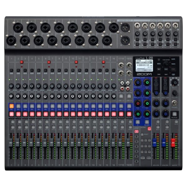 Zoom mixer digitale L20 studio recording